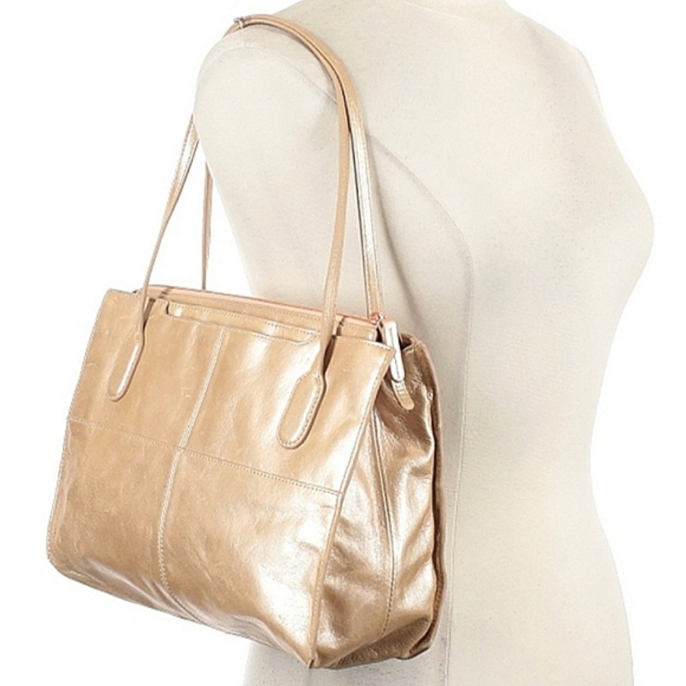 HOBO The Original 'Friar' Champagne Leather Satchel
